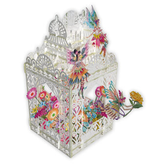 3D Pop Up wenskaart - FLower Fairies