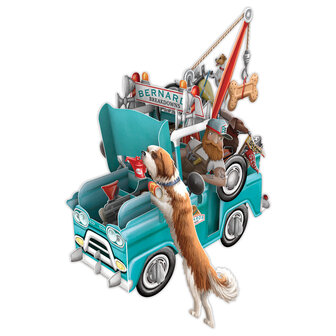 3D Pop Up wenskaart - Bernards Truck