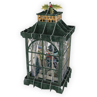 3D Pop Up wenskaart - Kerst - The Lantern