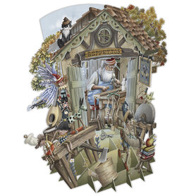 3D Pop Up wenskaart - Pinocchio